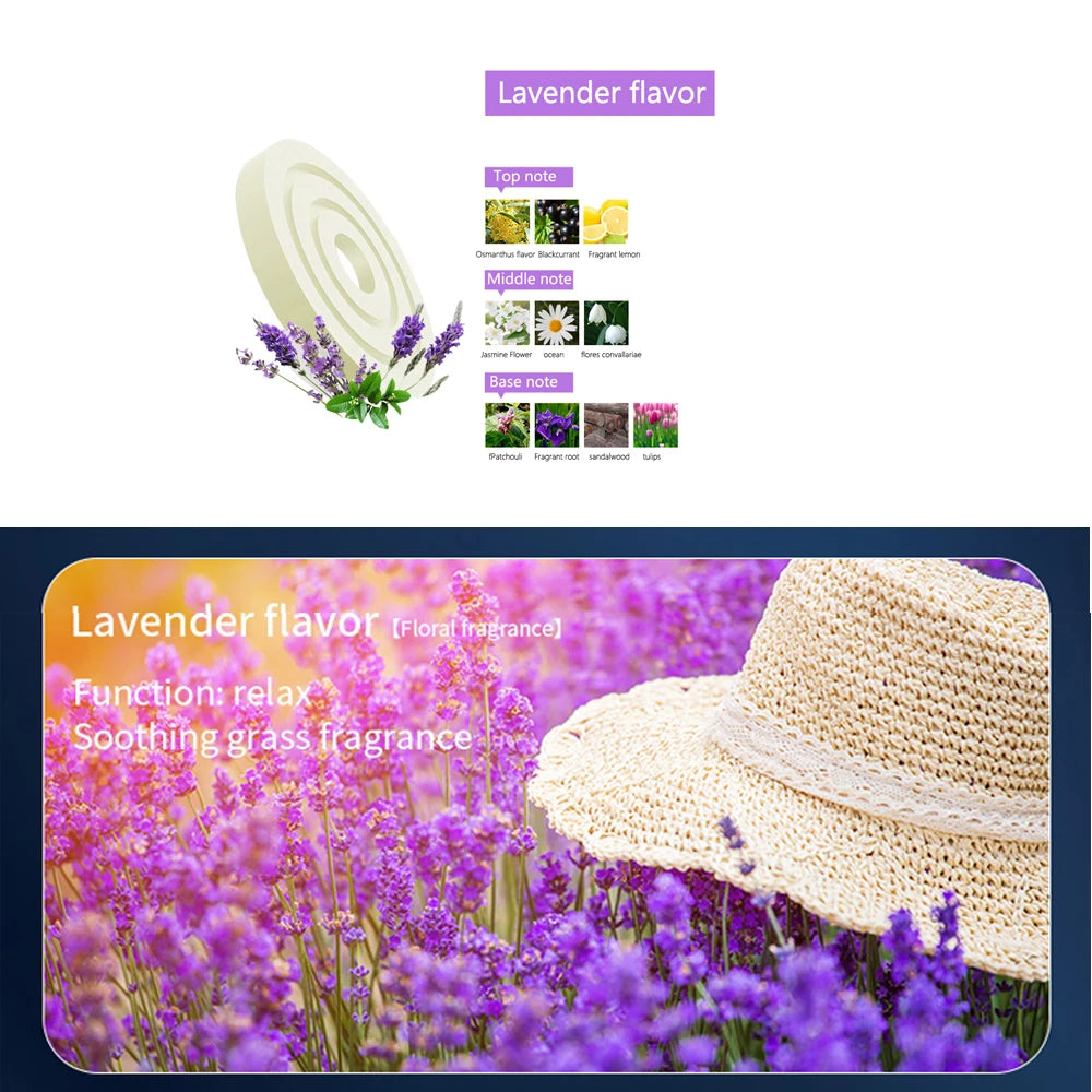 Solar car air freshener interior accessories replacement fragrance tablets Men women Original Auto  flavoring perfume Diffuse