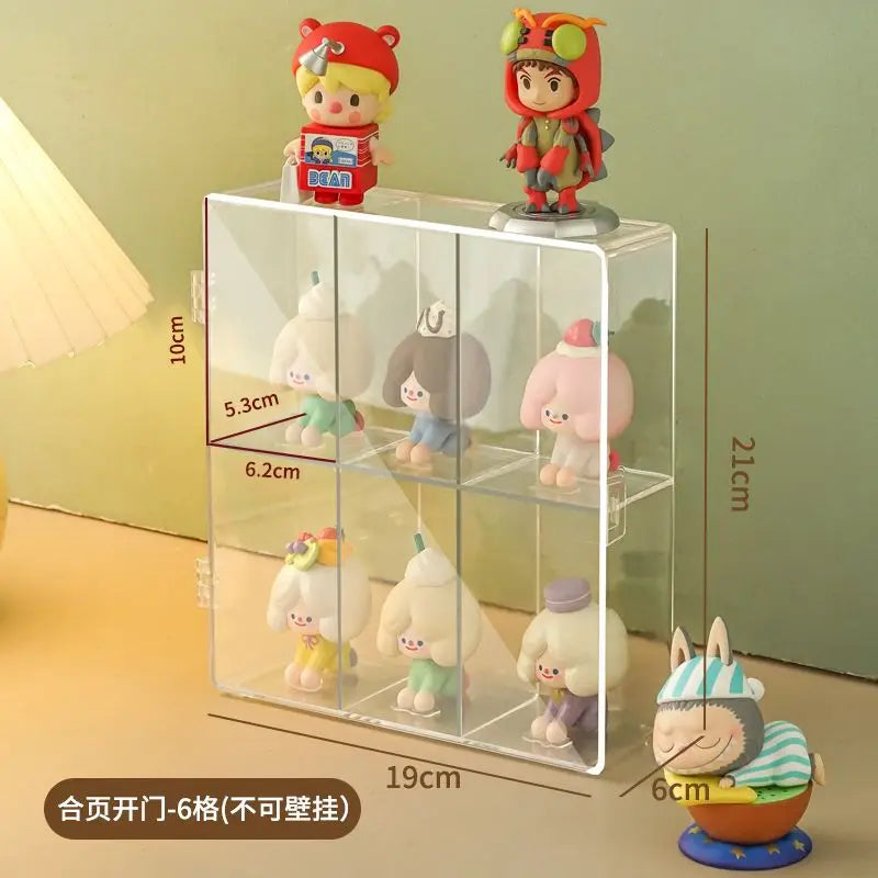 Acrylic Wall Mounted Blind Box, Bubble Mat Display Box, Storage Display Rack, Hand Doll Action Person, Dustproof Storage Cabinet