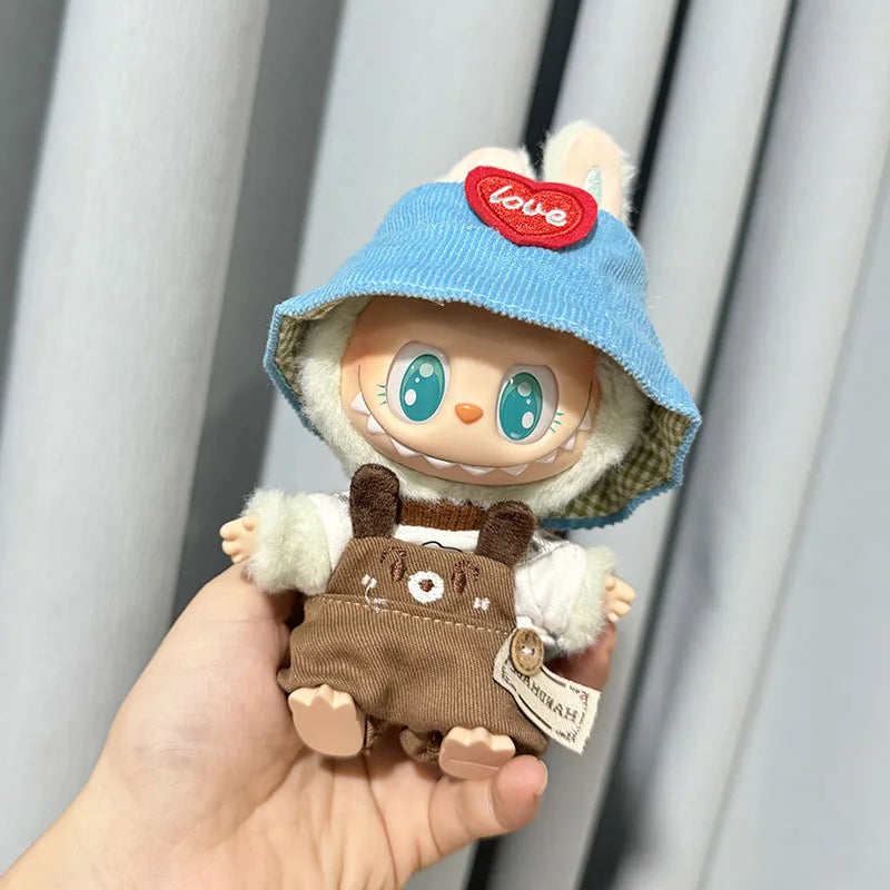 Plush Doll'S Clothes Outfit Accessories For Korea Kpop Exo Labubu V1 V2 Idol Dolls Sitting Party Fashion Hat Clothing Gift