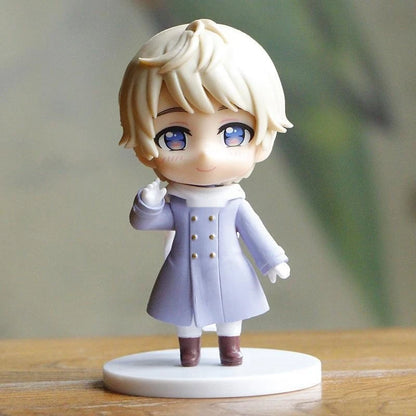 Anime Axis Powers Hetalia Feliciano Vargas Francis Bonnefoy World Star Pvc Action Figures 10cm Collection Model Child Toys Gift