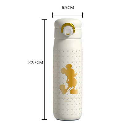 MINISO Snoopy Insulated Cup Fashion Cartoon Cute Mickey Children's Water Cup Portable Student Direct Drinking Cup 500ML