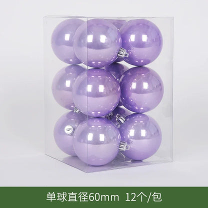 Purple Ball Christmas Decoration