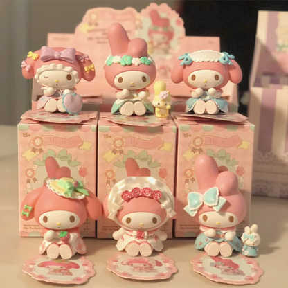 Sanrio MyMelody The Mystic Tea Party Series  Blind Box Anime Figure Desktop Decoration Mystery box Girls Children's Toy Holiday