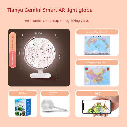 Tianyu Teaching Earth Instrument Voice Primary and Secondary School Decoration Christmas Gift Luminous World Artificial Intelligence AI Earth Instrument