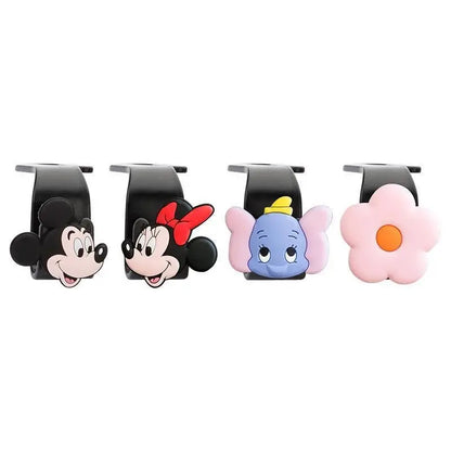 Cartoon Creativity Car Accessories Mickey Minnie Mouse Car Interior Decor Accessories Individuality Seat Hook Car Hook Kawaii