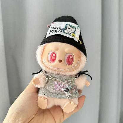 Cute Mini Plush Doll'S Clothes Fashion Clothes For Korea Kpop Exo 17cm Labubu II Idol Dolls DIY Gifts Sitting Party Clothing