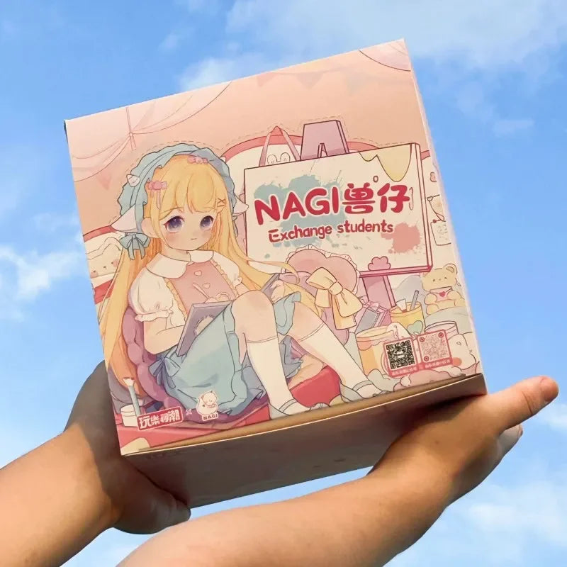 Anime Action Nagi Bjd Blind Box Exchange Student Series Figure Surprise Mystery Guess Bag Kawaii Model Children Cute Toys Gifts