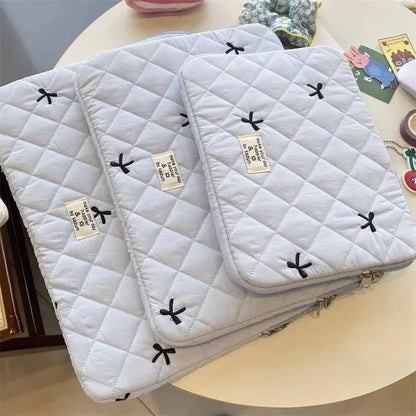 Cute Laptop Sleeve Zipper Cover Computer Carrying Bag For Macbook/LG/Samsung 13/14/15.6/16 inch Huawei Xiaomi iPad 11 inch Pouch