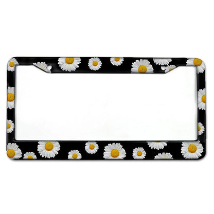 Universal Aluminum Alloy US Car License Plate Frame Cover Auto Accessory Waterproof Number Plate Holder Car Decoration2023