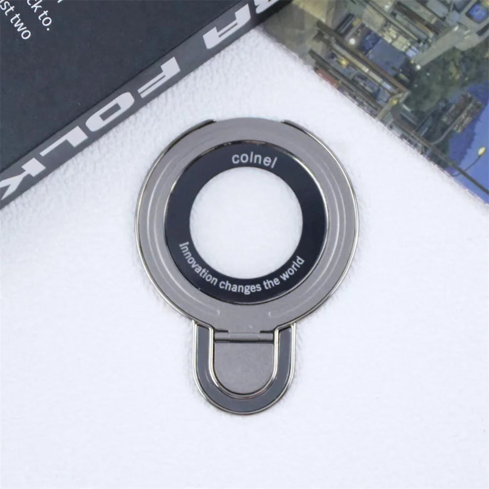 Clear Magnetic Ring Bracket Support Wireless Charging For Magsafe Mirror Stand Holder Compatible For iPhone Case Accessories