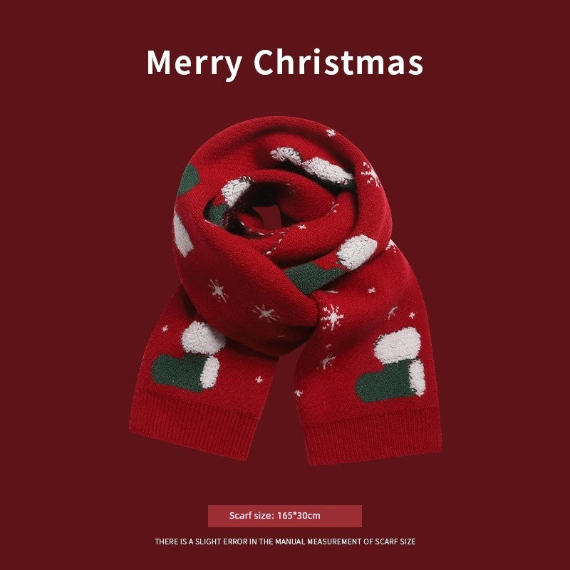 New Year Christmas Cute Female Winter Wool Gift