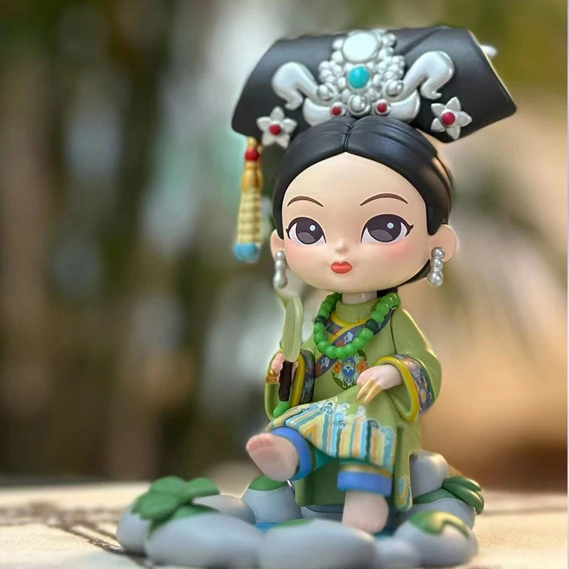 Genuine Legend Of Zhen Huan Ii Series Blind Box Play Doll Chinses Style Action Figurine Surprise Blind Box Girl'S Birthday Gift