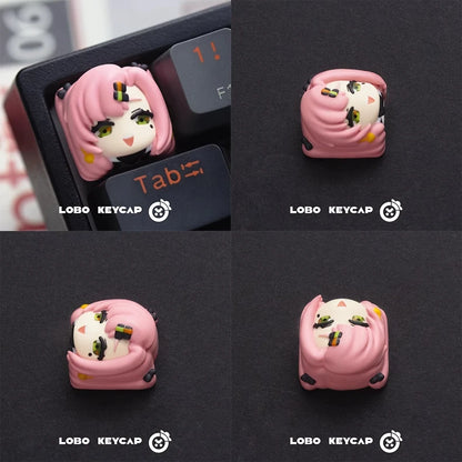 Zenless Zone Zero Bangboo Keycap Anime Mechanical Keayboard Keycap Resin Art Cute Keycaps For PC Gamer Custom Accessories Gift