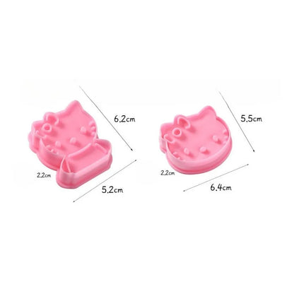 Sanrio Hello Kitty  Cookies Mold Set Party Dim Sum Cute Cartoon Hello Kitty Cookie Dumpling Baking Tool Gifts