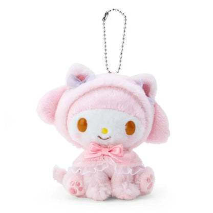 Sanrioed Kawaii Hello Kitty  Kuromi  Plush Doll Toys Pendant Cute Plush  Keychain Bag Pendant Christmas Gifts12CM