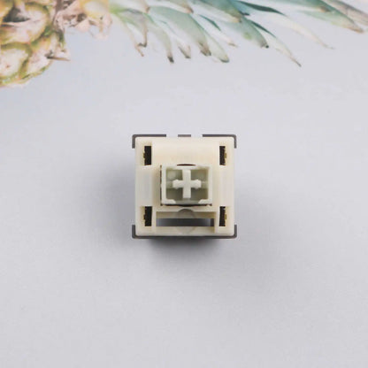 Yellow-green，Sang Lei axis five-pin linear switch, bottoming out 45g, customized hot-swappable mechanical keyboard switch