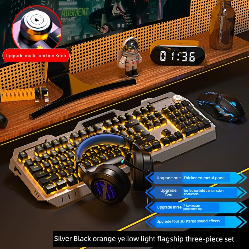 Pioneer Real Mechanical Feeling Wireless Keyboard and Mouse