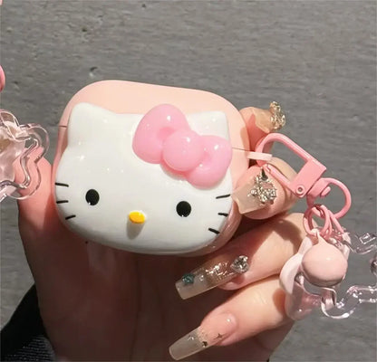 Cute Cartoon Sanrio Hello Kitty Earphone Protective Case for AirPods 1 2 3 AirPods 4 Pro and Pro2 Convenient To Carry