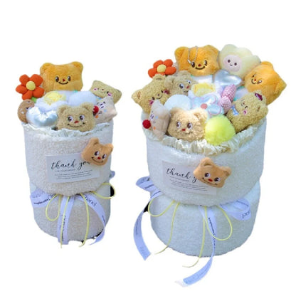 Creative New Product Butter Bear Doll Bouquet Valentine'S Day Christmas Eve Gift For Girlfriend Birthday Finished Product