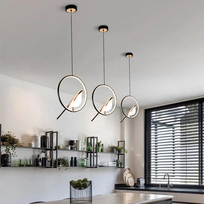 Lustre Led Pendant Light Fixture Lighting Hanging Lamp Kitchen Dining Table Nordic Home Appliance Living Room Decor Pendant Lamp