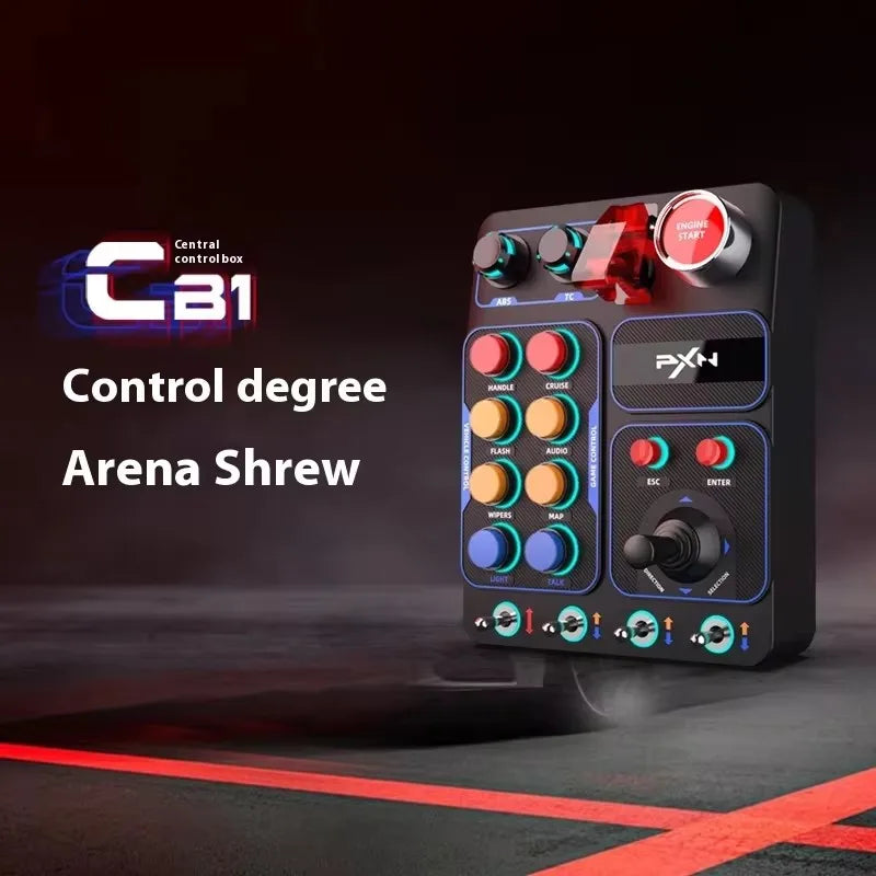 PXN CB1 EURO Truck Simulator Central Control Box Multifunctional Key Control Box Racing Simulator Custom Racing Game Accessories