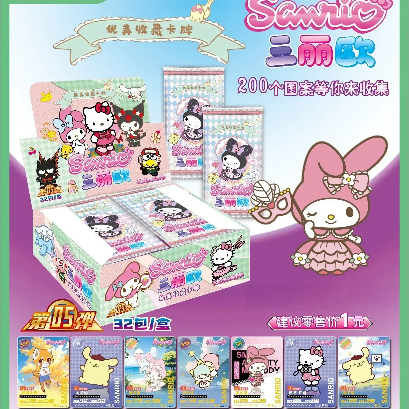 HelloKitty Card Global Travel Theme Collection Cards Sanrio Series Pink Cute Cards Genuine Authorized Collection Card