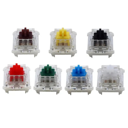 Gateron Switches Mechanical Keyboard KS-9 3 Pin Red Brown Blue Green White RGB Silent Clicky Linear Tactile Compatible Cherry MX