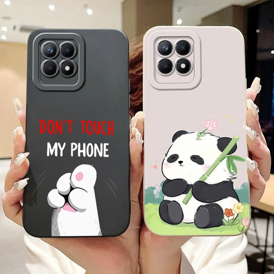 Lens Protective Case For Realme 8i RMX3151 Cute Cartoon Soft Silicone Back Cover For Realme8i Phone Cases