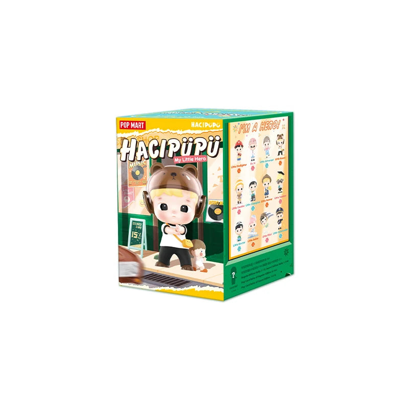 POP MART HACIPUPU My Little Hero Series Mystery Box 1PC/12PCS POPMART Blind Box Action Figure Cute Toy Collectible Figurine