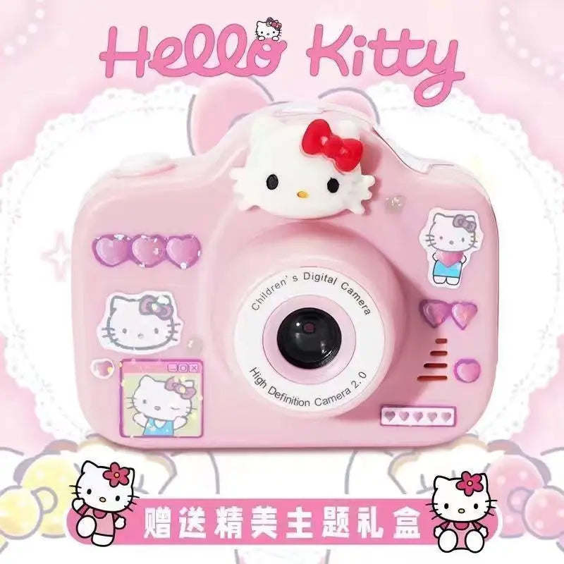 Sanrio Kuromi small camera toy children's camera HD Melody my melody mini birthday gift travel can connect to mobile phone