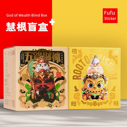 Fufu Keepmoving 1991 Huigen Hand-Made Wish Blind Box Good Luck Toy Dunhuang Cultural Creative Chinese Fad Bodhisattva Ornaments