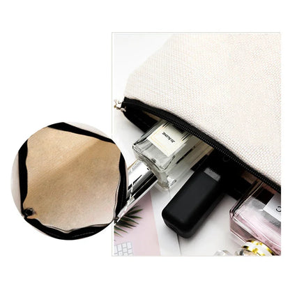 Mvensh Cute Kissing Cat Makeup Bag With Printing Pattern Cute Organizer Bag Pouchs For Travel Bags Pouch Women's Cosmetic Bag