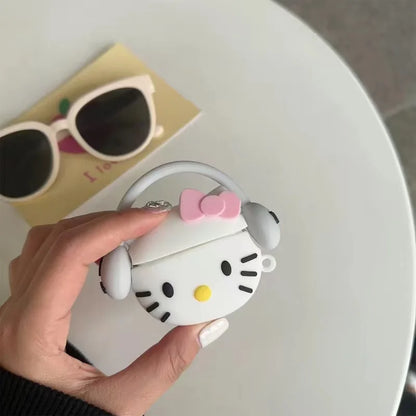 Miniso Cartoon Earphone Case Cover for Airpods 4 New Bluetooth Wireless Earbuds Charging Box Protective Shell for Air Pods 4