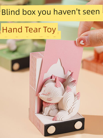 Fashion Play Blind Box Hand-Made Creative Practical Decompression Toy Girls' Desktop Decoration for Boys and Girls Friends Birthday Present