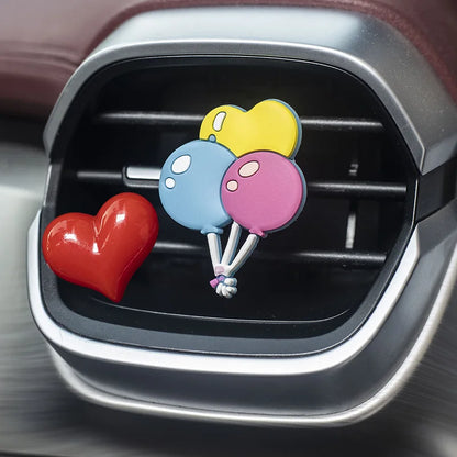 New Car Air Outlet Perfume Pendant Car Aromatherapy Couple Decoration Car Interior Decoration Fragrance Decoration Ornaments