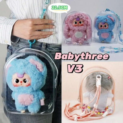 Storage Case for Baby Three V3  Anime Ornaments Mystery Box Organizer Box for 20cm Cotton Dolls Display Bag With Keychain