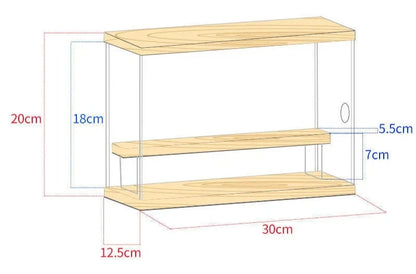 Blind box storage box, bubble mat acrylic display rack, hand box display cabinet, doll LEGO model dust cover