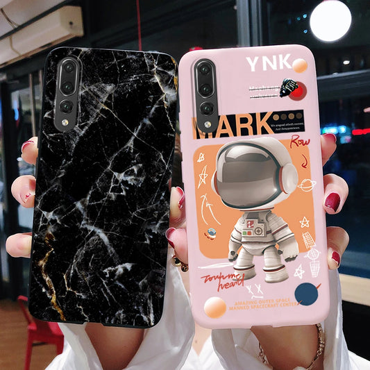 For Huawei P20 Pro Case TPU Soft Silicone Fashion Marble Phone Case For HuaweiP20 Pro P 20 P20Pro CLT-L29 Cover Coque Funda Para