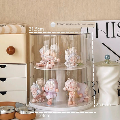 Rotate Blind Box Multi-Layer Hand-Made Dustproof Storage Display Stand