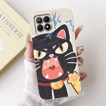 Lens Protective Case For Realme 8i RMX3151 Cute Cartoon Soft Silicone Back Cover For Realme8i Phone Cases