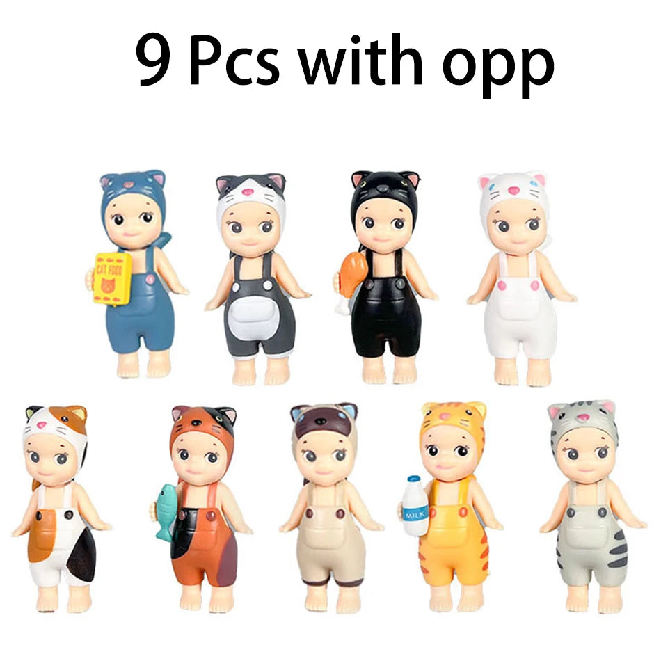 Random Send Sonny Angel Blind Box Series Figures Toys Ornaments Dolls For Fans Children Christmas Gifts Cats Life Action