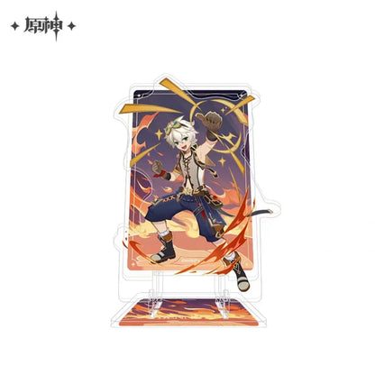 Sunsyea Genshin Impact Official Merch miHoYo Original Authentic QSZH Acrylic Phone Stand Xiao Ganyu Tartaglia Venti Klee