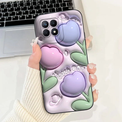 Lens Protective Case For Realme 8i RMX3151 Cute Cartoon Soft Silicone Back Cover For Realme8i Phone Cases