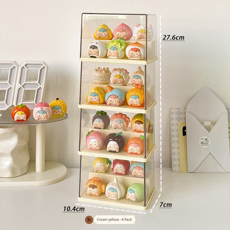 Cute Grain Storage Hand-Made Acrylic Dustproof Display Box