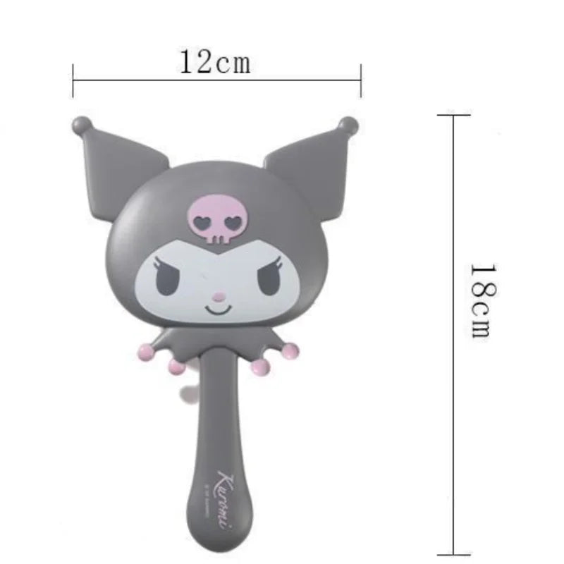 Miniso Massage Air Bag Comb Scalp Fluffy Portable Cartoon Kuromi Long Hair  Anti-static Children's Birthday Gift Kawaii Toy