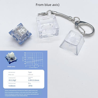 Milk Tea Keychain Customized Chemical Shaft Tester