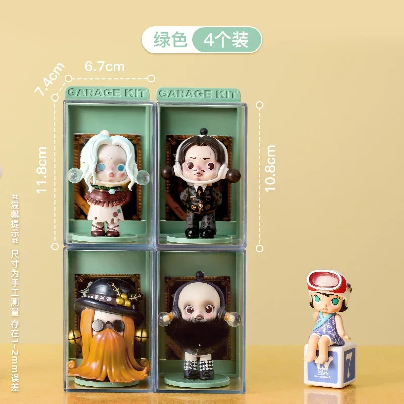 1/6pcs Blind Box Storage Display Rack Hand Puppet Single Doll Storage Box Acrylic Transparent Dustproof Toy Organization Cabinet