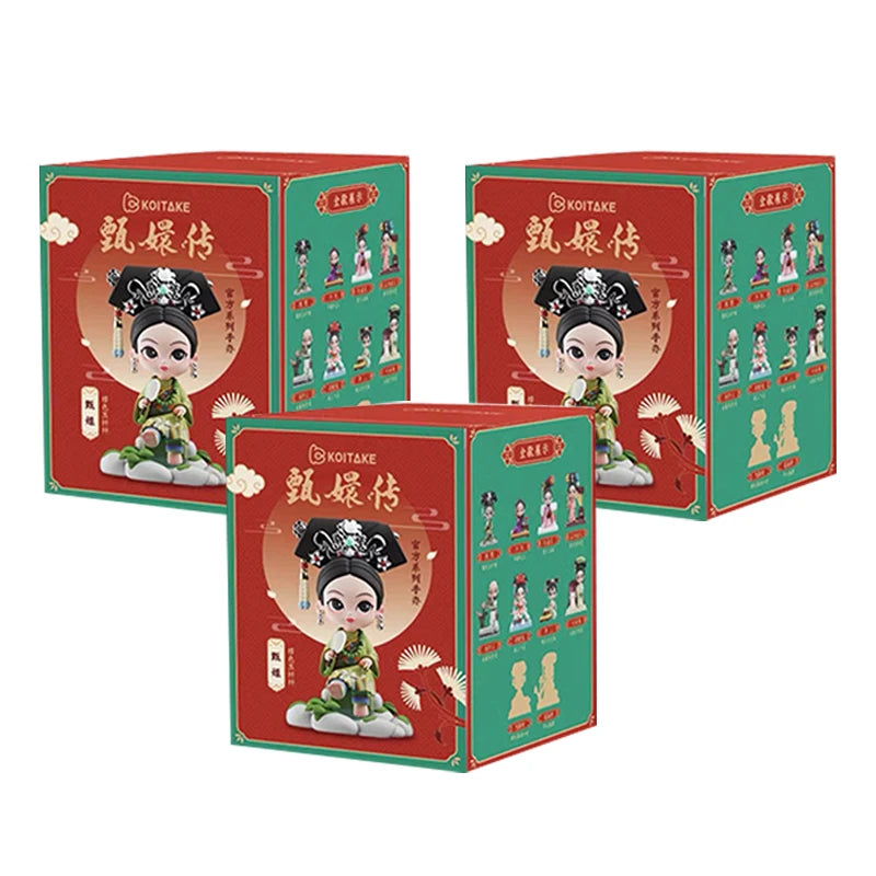 Genuine Legend Of Zhen Huan Ii Series Blind Box Play Doll Chinses Style Action Figurine Surprise Blind Box Girl'S Birthday Gift