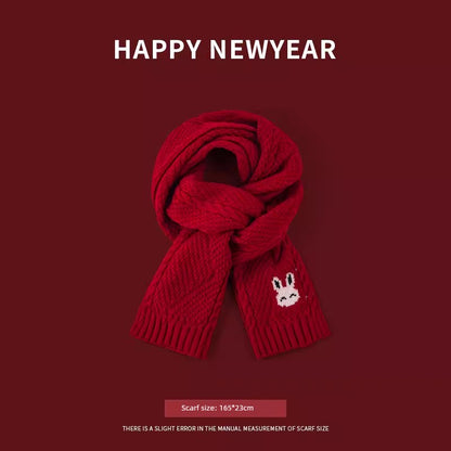 New Year Christmas Cute Female Winter Wool Gift