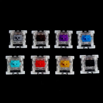 10Pcs/lot Outemu Mx Switches 3 Pin Mechanical Keyboard Black Blue Brown Switches for CIY Sockets SMD Replacement